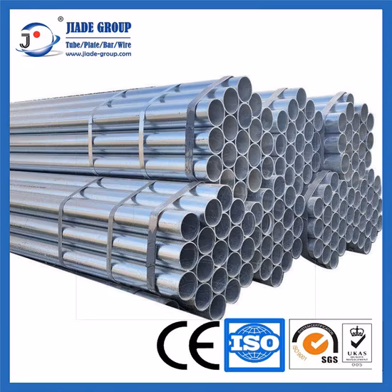 Pipe Factory High Quality Q235,BS1387,ASTM A53,A500,S235jr,Ss400 Pregalvanized Steel Pipe/Pregalvanized Welded Round Pipe/Round Pipe/Gi Pipe with Better Price